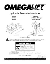 Omega Lift Equipment 42000C Manual De Instrucciones