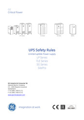 GE LP33 Serie Manual De Instrucciones