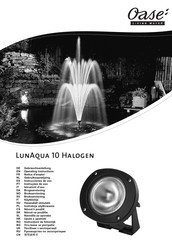 Oase LunAqua 10 Halogen Instrucciones De Uso