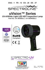 Spectroline uVision Serie Manual De Instrucciones