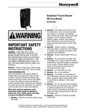 Honeywell EnegySmart HZ-789 Serie Manual De Instrucciones