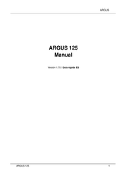 Argus 125 Manual Del Usario