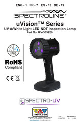 Spectroline UV-365ZEH Manual De Instrucciones