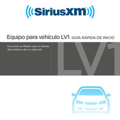 Sirius XM Radio Lynx LV1 Guía Rápida De Inicio