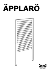 IKEA ÄPPLARÖ Manual De Instrucciones