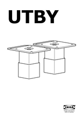 IKEA UTBY Manual De Instrucciones