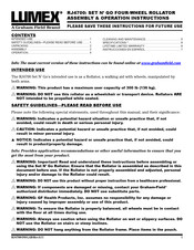 Graham Field LUMEX SET N' GO RJ4700 Instrucciones De Ensamblaje Y Operación