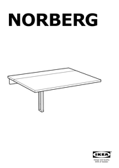 IKEA NORBERG Manual De Instrucciones