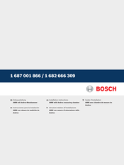 Bosch NRS 1 687 001 866 Instrucciones Para La Instalación