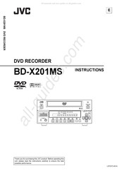 JVC BD-X201MS Manual De Instrucciones