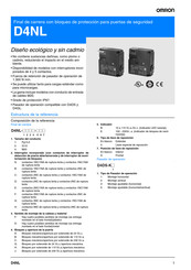 Omron D4NL-1GFA-B4 Manual Del Usuario