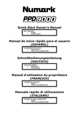 Numark PPD9000 Manual De Inicio Rápido Para El Usuario