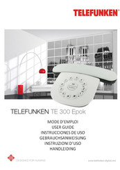 Telefunken TE 300 Epok Instrucciones De Uso