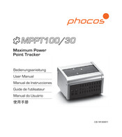 Phocos MPPT100/30 Manual De Instrucciones