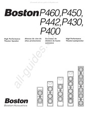 Boston P442 Manual De Instrucciones