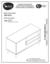 SouthShore 4507 Instrucciones De Ensamblaje