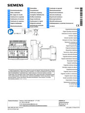 Siemens 3TK2853 Instructivo Original