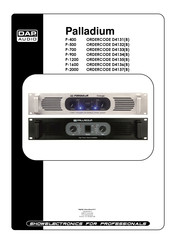 DAP Audio D4131B Manual Del Usario