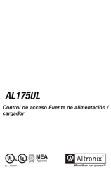 Altronix AL175UL Manual Del Usario