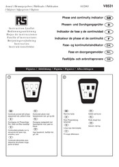 Rs V8531 Hoja De Instrucciones