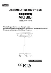 RTA TECHNI MOBILI SIB006 Instrucciones De Ensamblaje