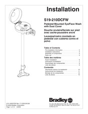 Bradley S19-210DCFW Instrucciones De Instalación