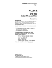 Fluke CO-220 Instrucciones