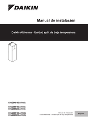 Daikin Altherma EHVZ08S23DA6VG Manual De Instalación