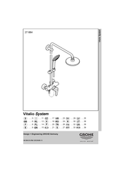 Grohe Vitalio System 27 684 Manual Del Usuario