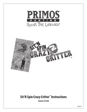 Primos Hunting Sit'N Spin Crazy Critter 62704M Instrucción