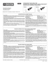 Delta HYDRACHOICE T50210 Serie Guía De Instalación Y Garantía