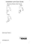 Kohler K22068-2MB Guía De Instalación Y Cuidado