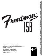 Fender Frontman 15B Instrucciones De Funcionamiento