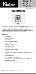 Robertshaw RS4220 Manual Del Usuario