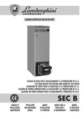 LAMBORGHINI Caloreclima SEC B Manual Para La Instalación Y El Mantenimiento