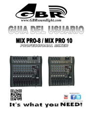 GBR MIX PRO 10 Guia Del Usuario