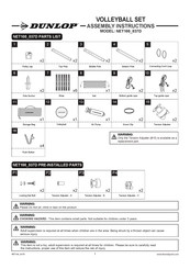 Dunlop NET100_037D Instrucciones De Armado