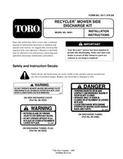 Toro Recycler 59291 Instrucciones De Instalación