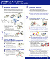 Epson Stylus Photo 1280 Guia De Instalacion