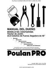 Poulan Pro COGT22H48A Manual Del Dueño