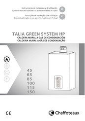 CHAFFOTEAUX TALIA GREEN SYSTEM HP 115 Instrucciones De Instalación Y De Utilización