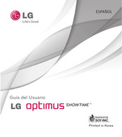 LG OPTIMUS SHOWTIME Guia Del Usuario