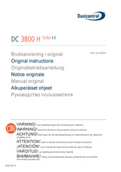 Dustcontrol DC 3800 H Turbo EX Manual Original