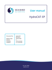 Sea-Bird Scientific HydroCAT-EP Manual Del Usuario