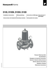 Honeywell Home D15SN Instrucciones De Instalación