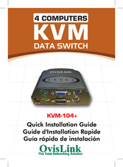 Ovislink KVM-104+ Guía Rápida De Instalación