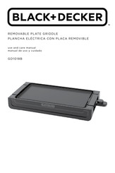 Black+Decker GD1018B Manual De Uso Y Cuidado