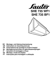 sauter SHE 735 WF1 Montaje Y Modo De Empleo
