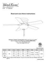 Wind River Spas WR1453W Manual De Instrucciones