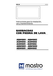 Mastro ADH1002 Instrucciones Para La Instalación, Uso Y Mantenimiento